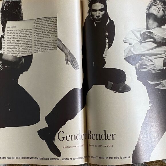 Vtg December 1989 Andy Warhol's Cover ART Interview Magazine Jessica Lange - Picture 12 of 16
